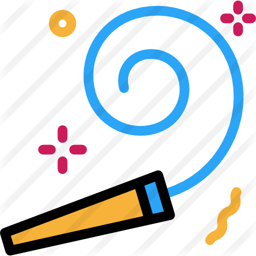 Party Blower - Party Blowers Png Icon (512x512)