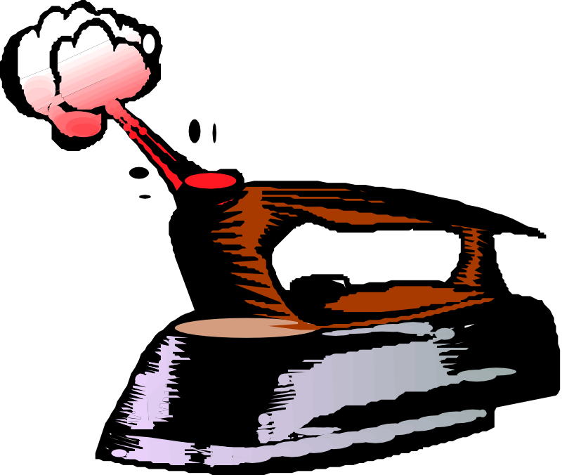 Clipart - Steam Iron - Steam Clip Art (885x750)