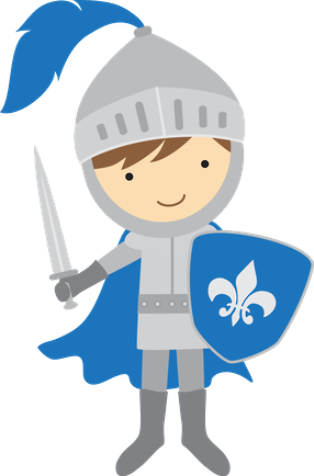 Princesas E Fadas - Knight Clip Art (286x434)