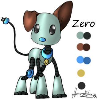 28 Collection Of Robot Dog Drawing - Cute Robot Dog Drawing (350x350)