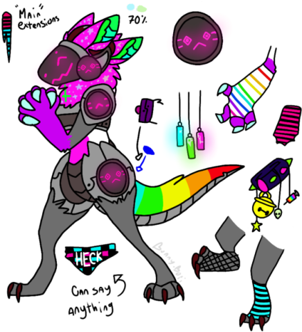 My New Protogen - Clip Art (500x500)