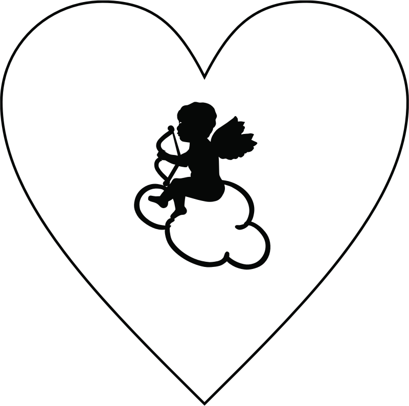 Medium Image - Cloud Heart Clipart (800x794)