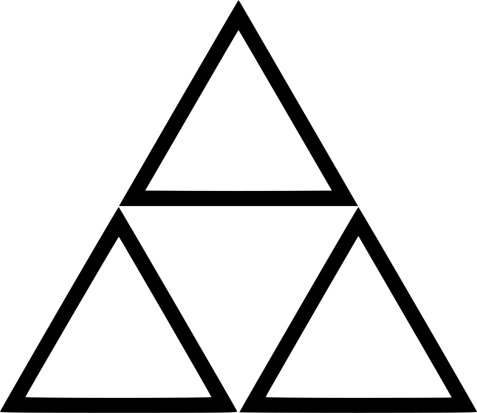 Triangle Link Zelda Video Gaming Comments - Zelda Triangle Logo Png (980x848)