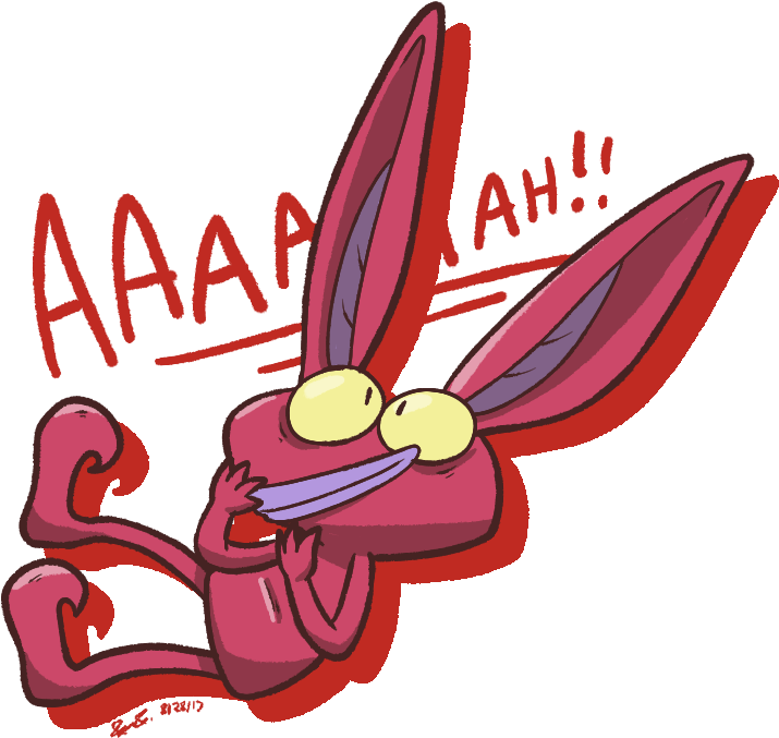 Hey Look It's Ickis From That One 90′s Cartoon I Don't - Cartoon (750x700)