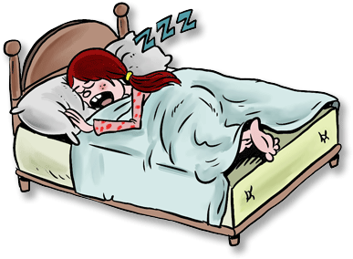 Sleeping - Go To Bed Caricatura (400x304)