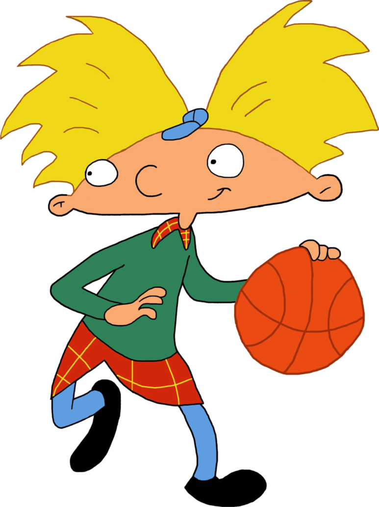 Happy Birthday,arnold By Heinousflame - Hey Arnold Playing Basketball (1024x1369)