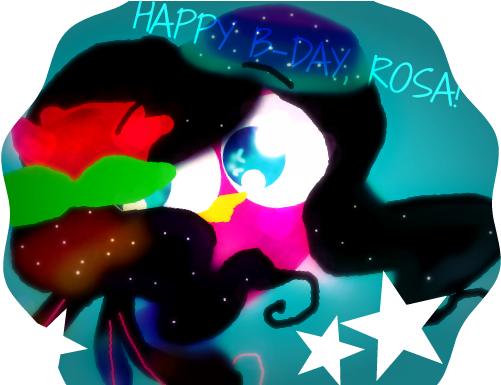 Happy Birthday Rosa By Abswillowfan - Illustration (584x384)
