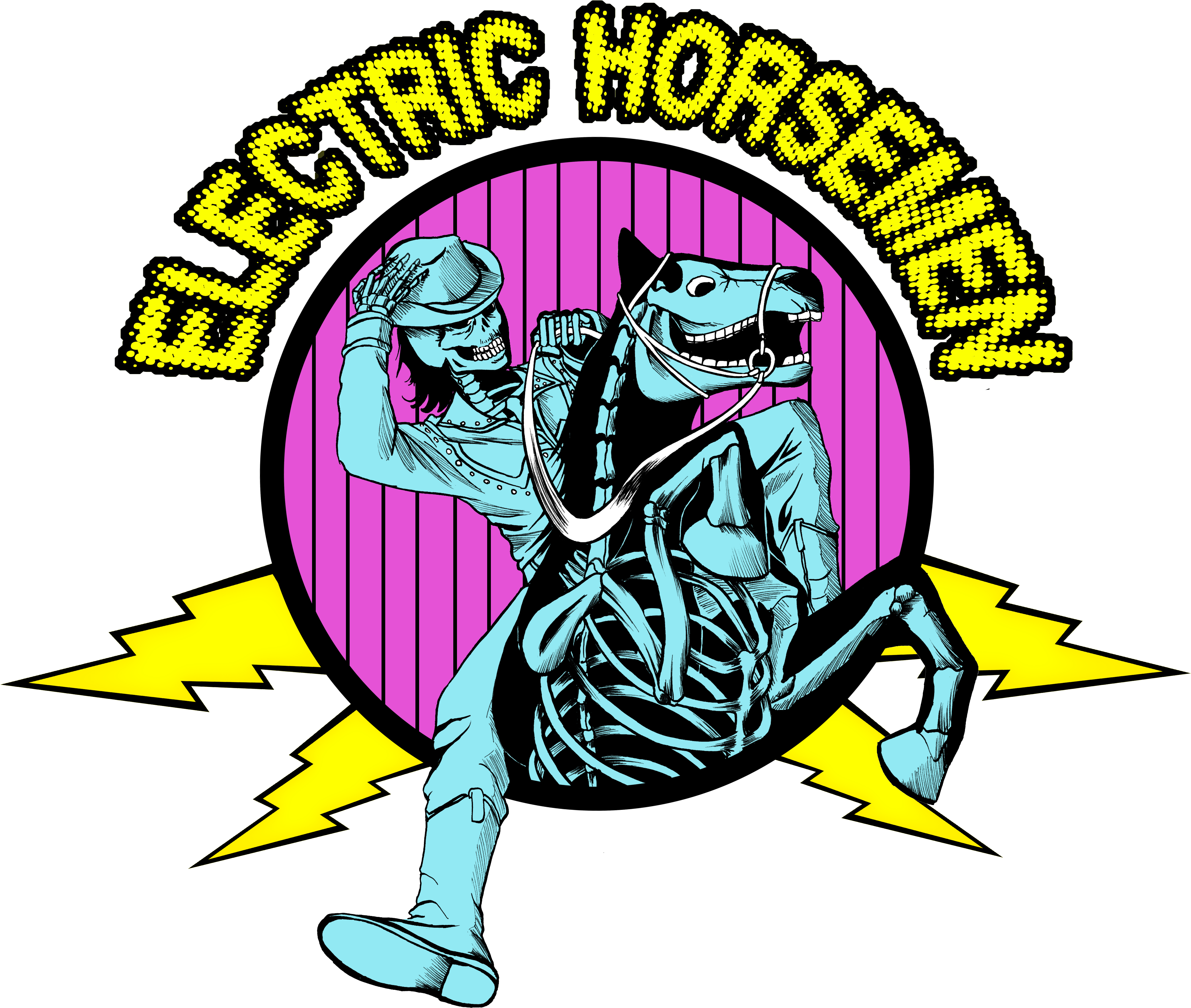 Electric Horsemen Alternate - Illustration (4182x3885)