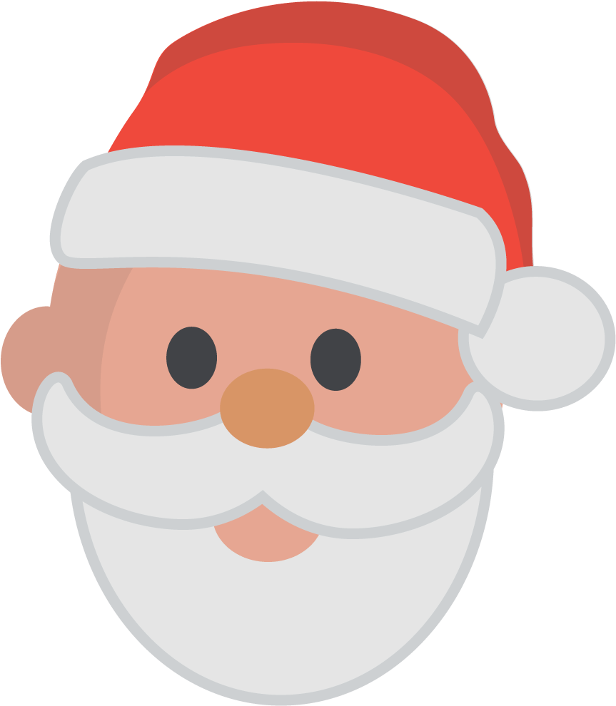 Free To Use & Public Domain Santa Claus Clip Art - Santa Claus Oval Ornament (1000x1000)