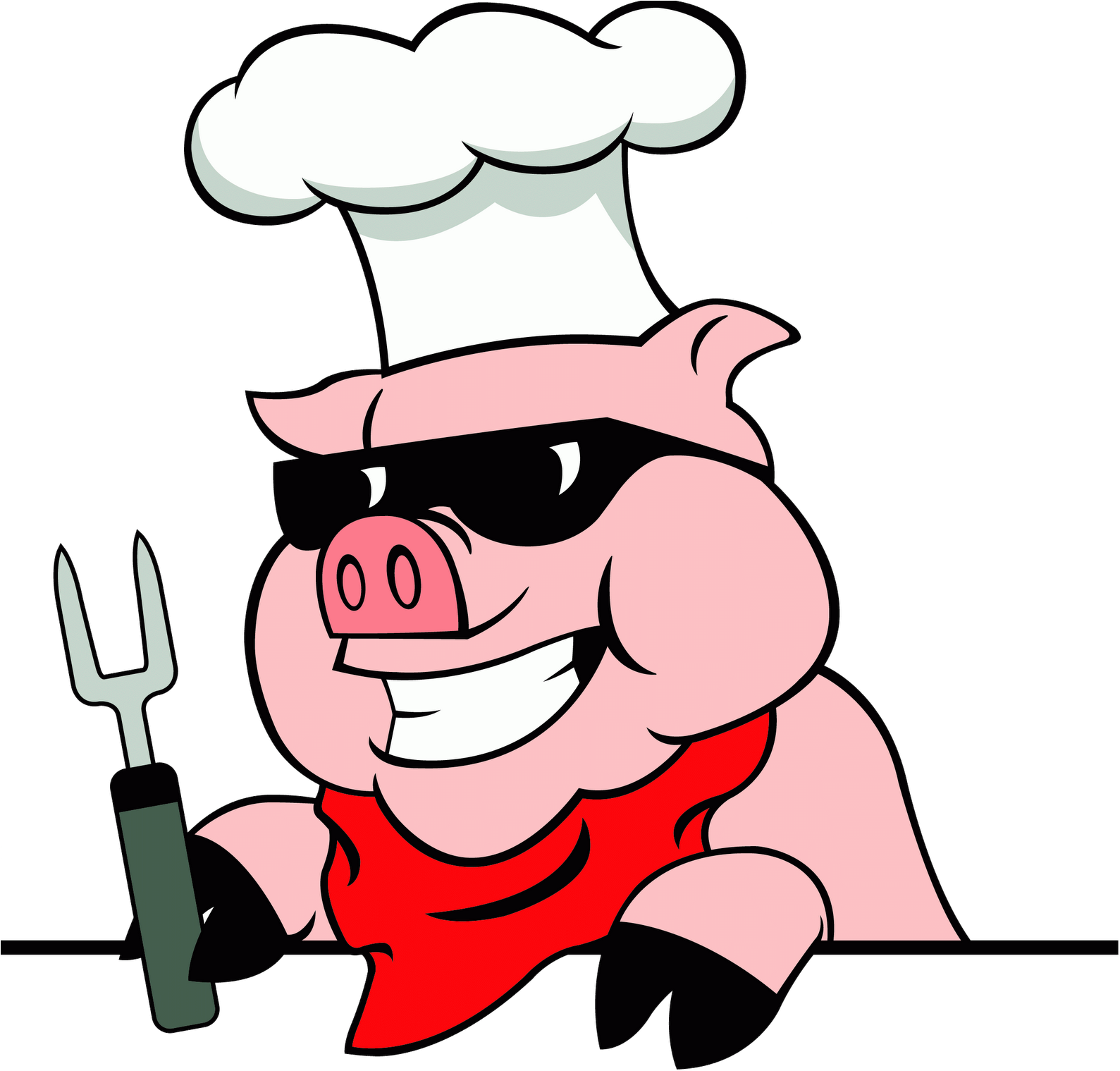 Brook Hollow Winery Pig Roast Hot Dog Barbecue - Hog Roast Clip Art (1600x1526)