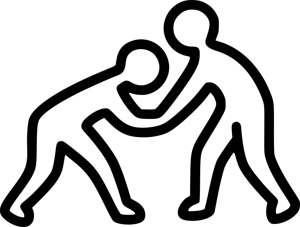 Fighting Fight Club Judo Karate Sambo Kadochnikov Taekwondo - Line Art (980x744)