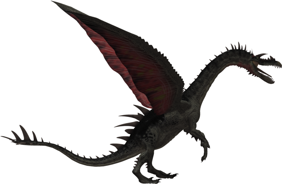 Skyrim Dragon Clipart Transparent (1024x639)