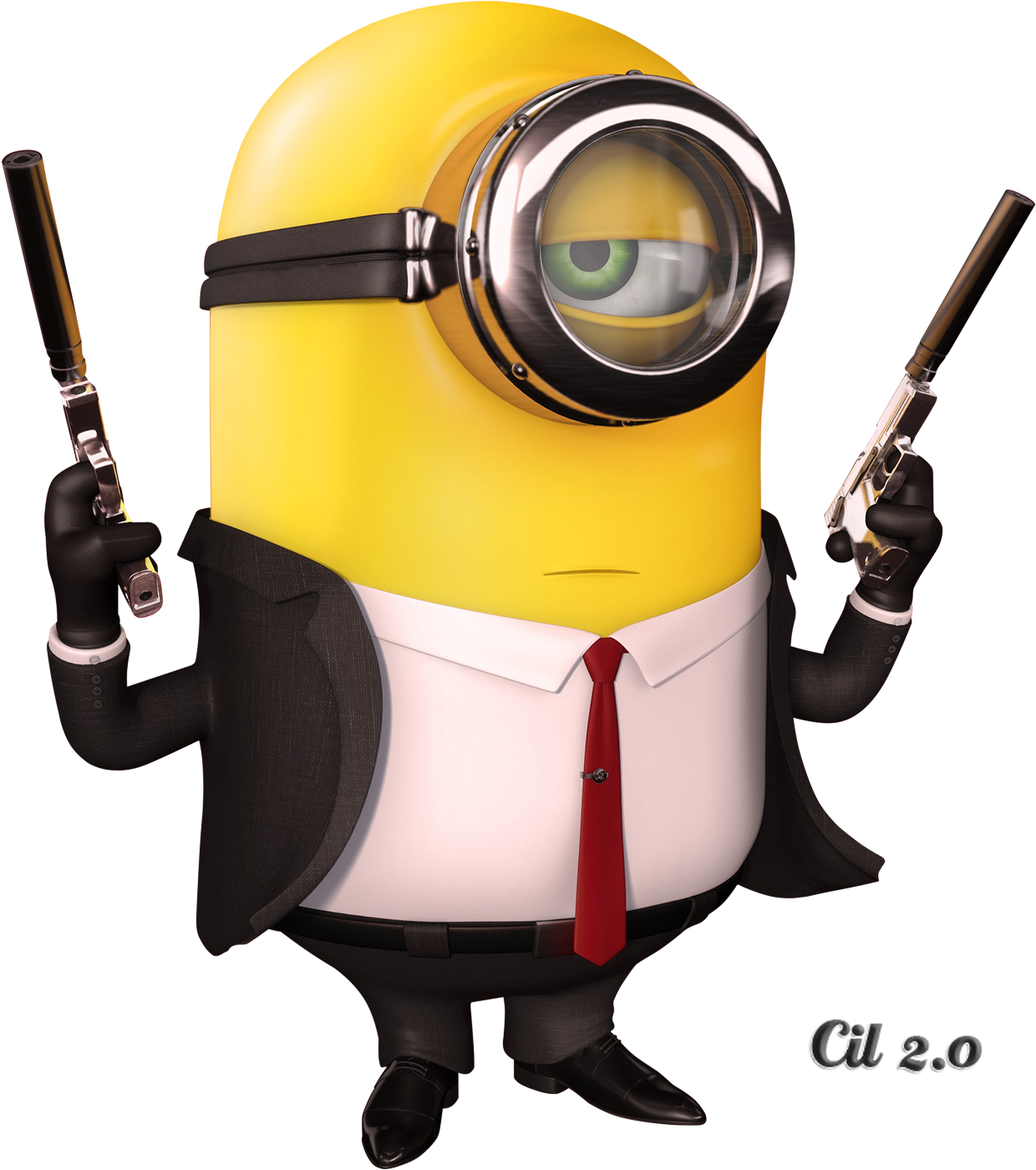 Hitman Clipart Invisible Man - Minion Wallpaper Banana (1320x1500)