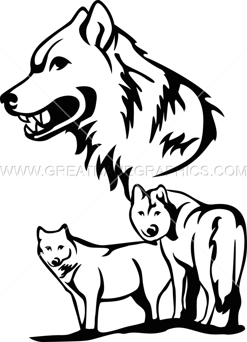 Wolf Collage - Scalable Vector Graphics (825x1140)