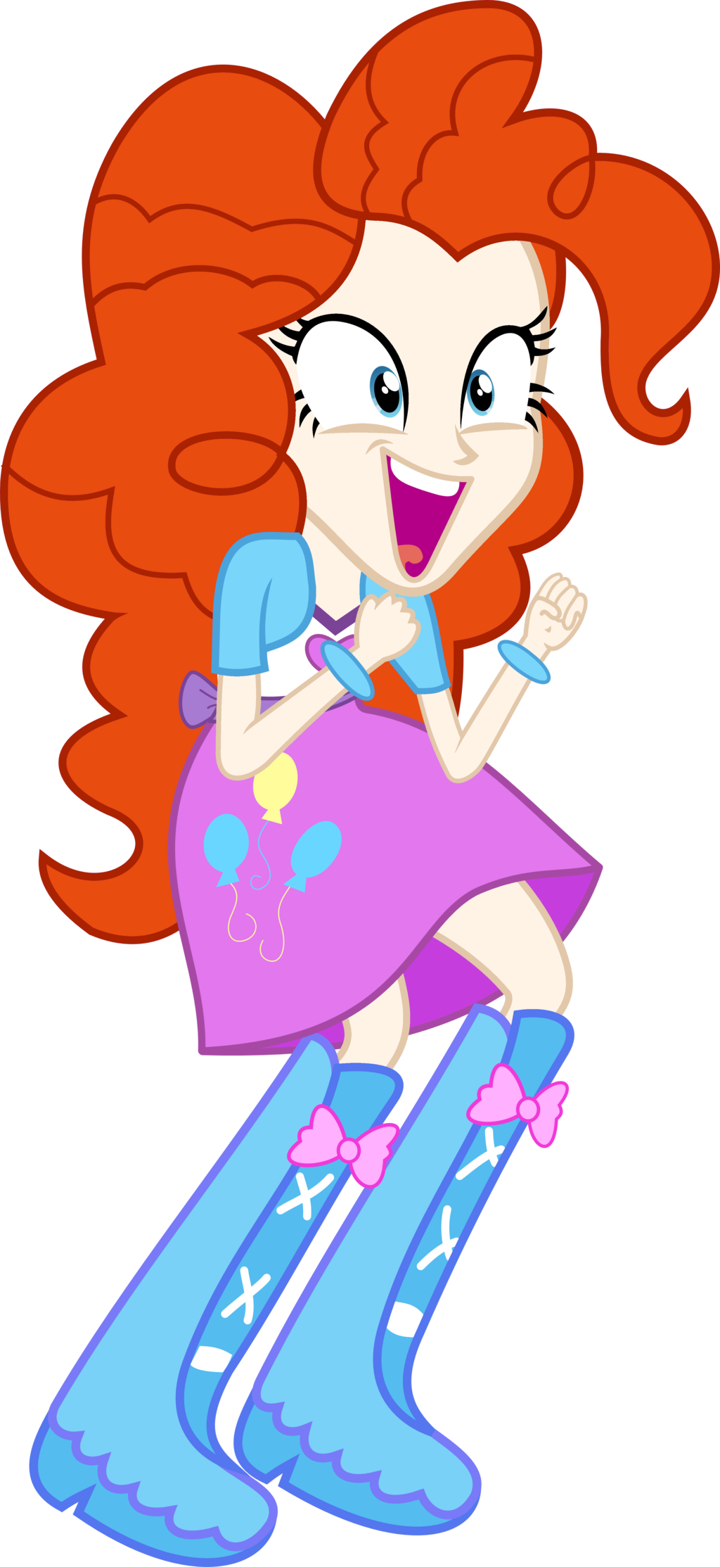 Equestria Girls - Mlp Eg Pinkie Pie Colour Guide (1024x2227)
