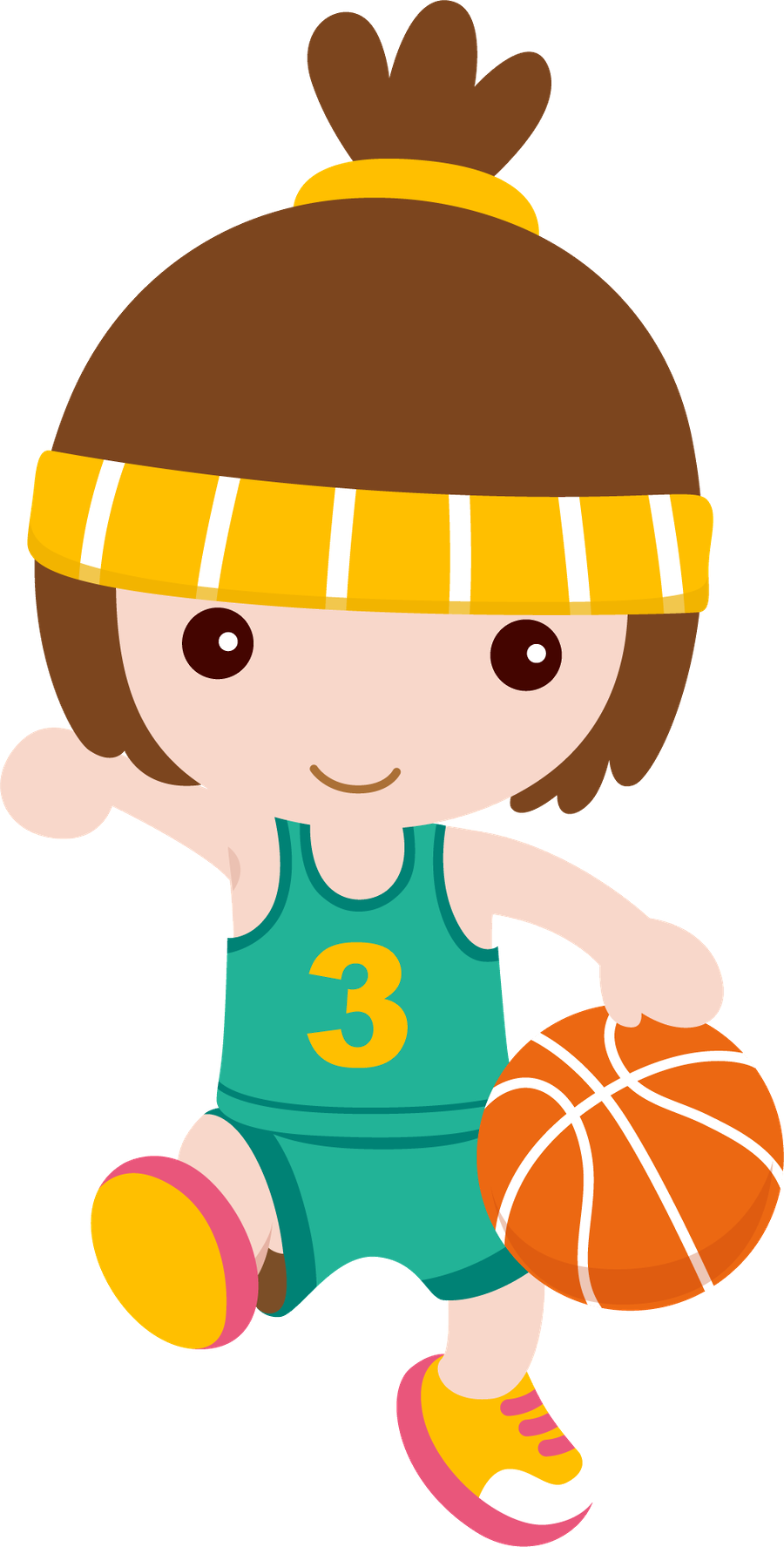 Basquete - Minus - Clip Art (900x1775)