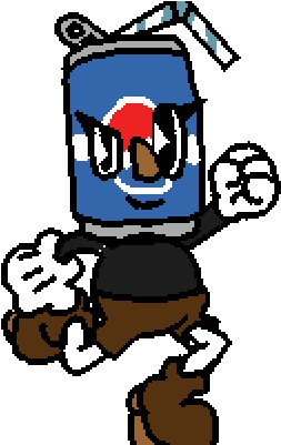 Pepsi Clipart Pepsi Cup - Pixel Art (400x400)