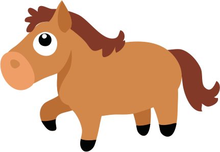 Los Monitores Son Experimentados Y Los Ponys Están - Atividade Colorida Animais Da Fazenda (431x298)