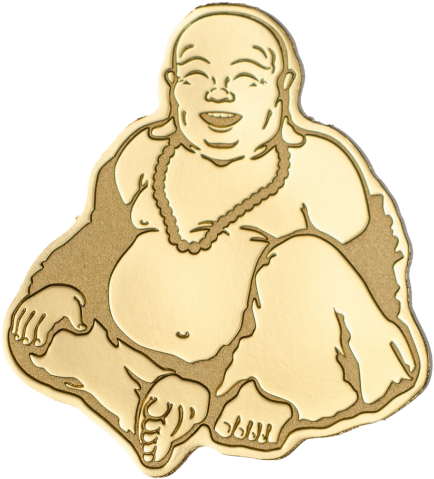 5 Gram Palau Golden Laughing Buddha - Coin (480x480)