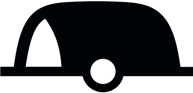 Car Sign, Caravan, Symbol, Car - Clip Art (640x320)