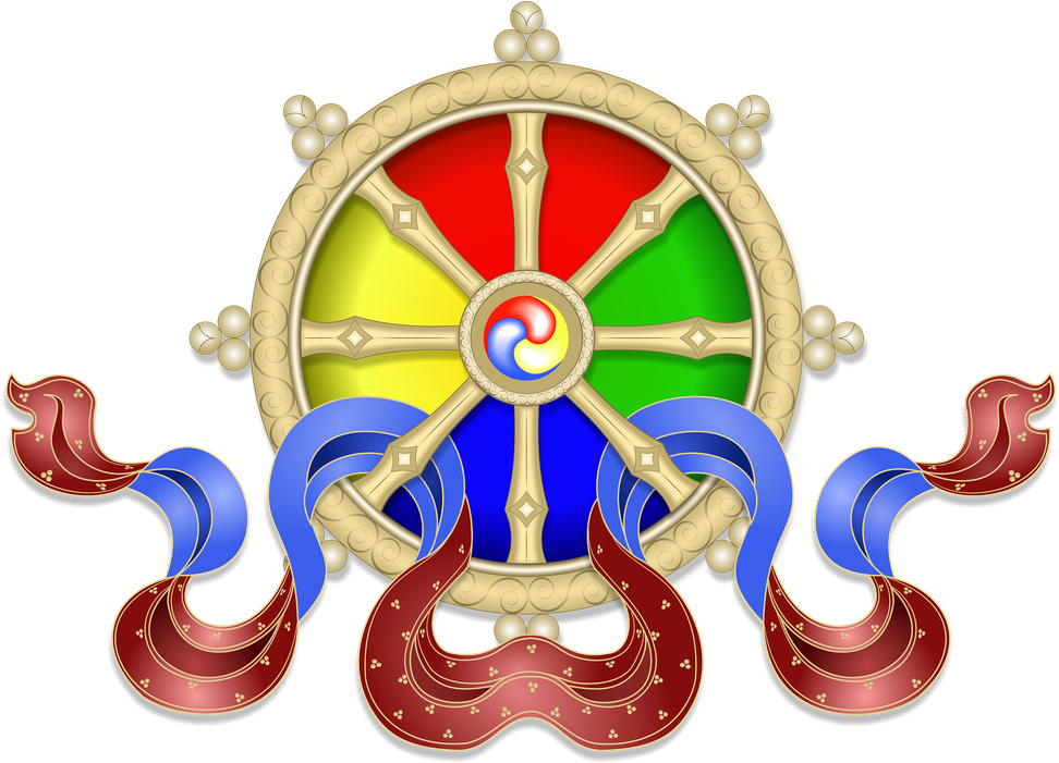 The Eightfold Path, To Give A Brief Summary, Tells - Dharmachakra Clip Art (980x705)