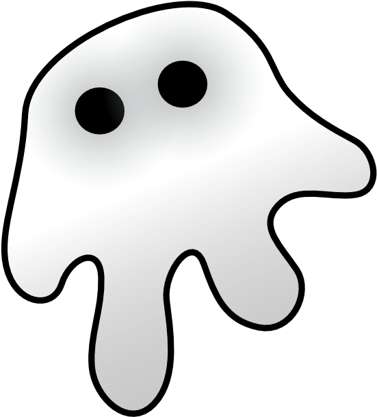 Ish Ghost Goliath Clegg Halloween 555px - Line Art (1969x2208)