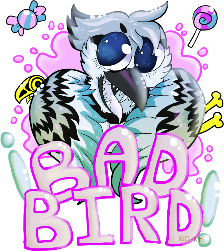 Bad Bird By Opticalterror On Deviantart - Bird (862x926)