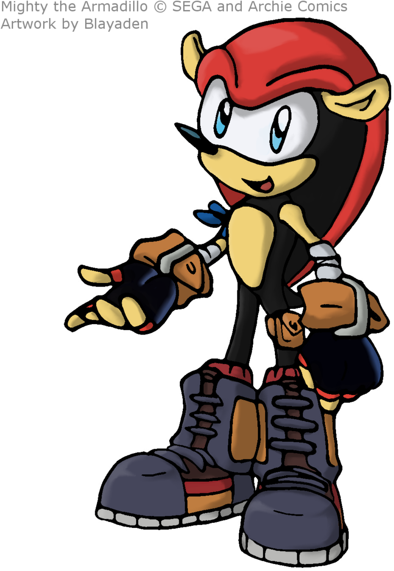 Mighty The Armadillo By Blayaden - Mighty The Armadillo (1024x1200)