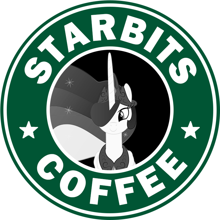 Techrainbow, Coffee, Logo, Princess Celestia, Safe, - Starbucks Hogwarts (768x768)