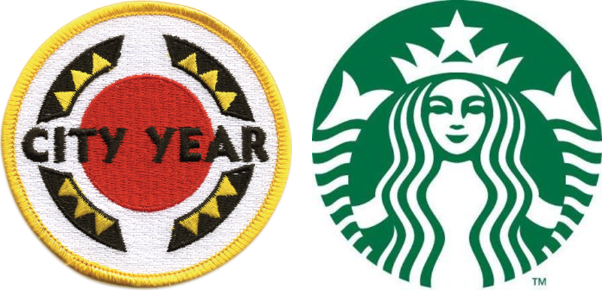 Starbucks And City Year Logo Png - Starbucks New Logo 2011 (872x420)