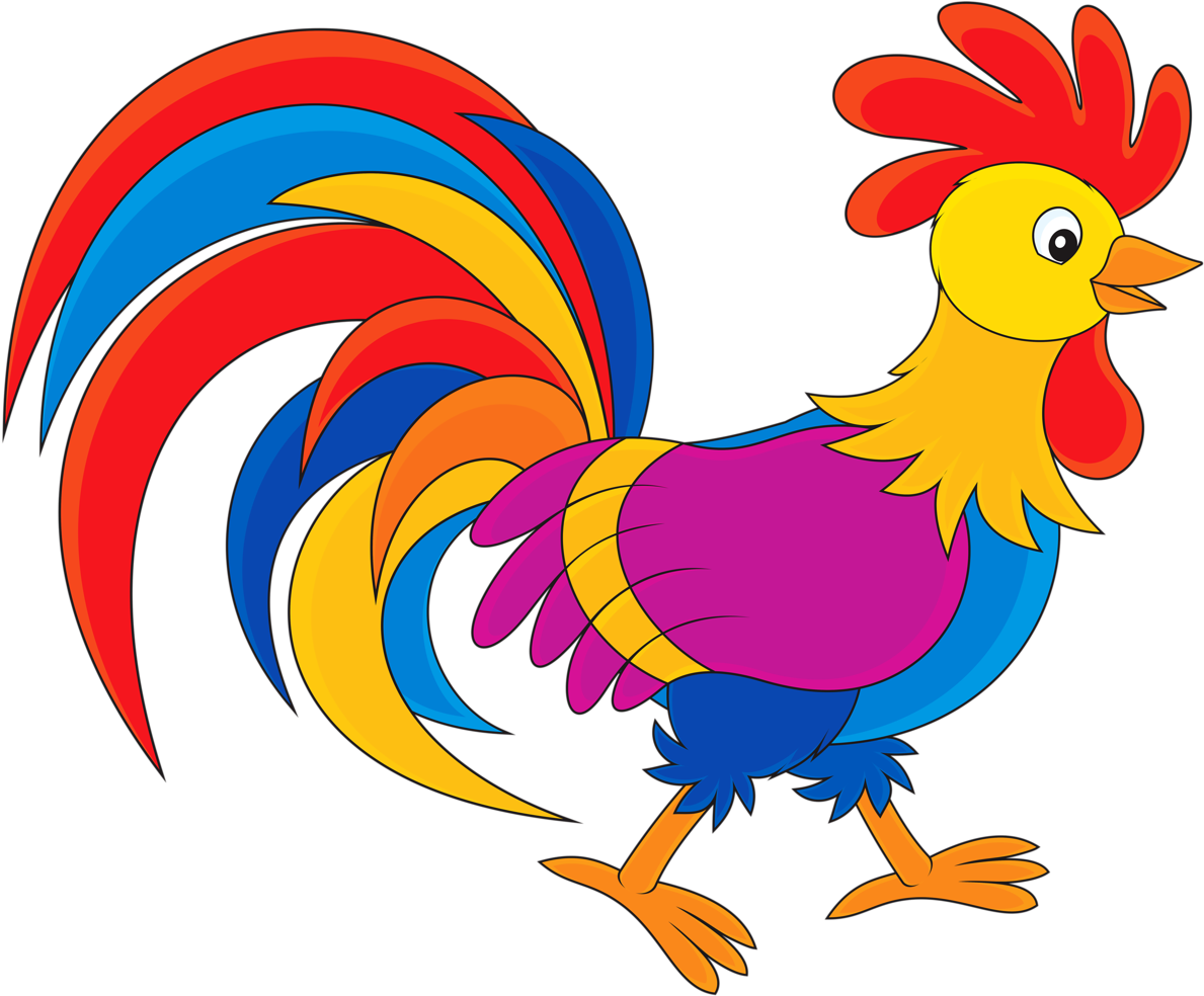 Фото, Автор Soloveika На Яндекс - Colorful Rooster Clipart (1280x1044)