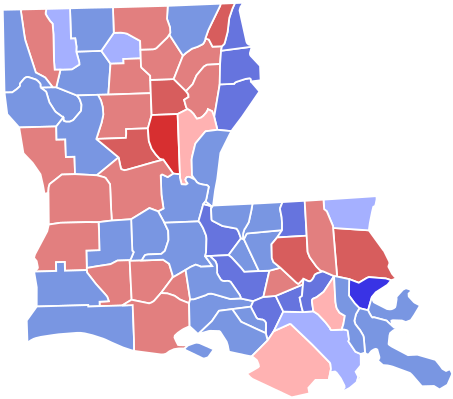 Parishes Won By Senate Candidates In The November 4, - Alabama Senate Election 2017 County Results (500x440)