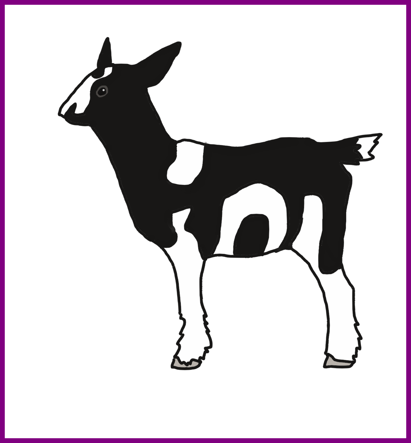 Inspiring Goat Speak Tumblr For Fish Png Black And - White (1310x1413)