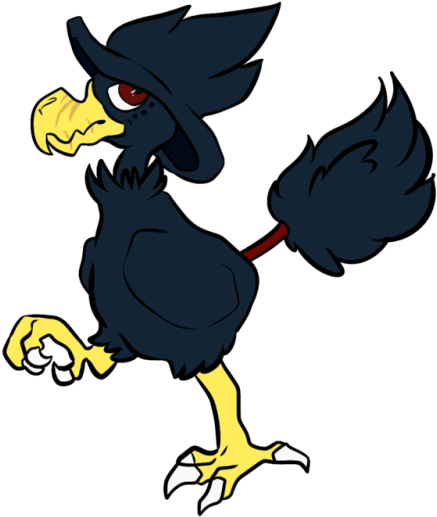 My Murcrow Pokesona Murphy - Cartoon (500x563)