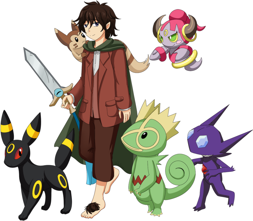 Frodo Baggins By Valichan - Pokemon Lotr (1024x768)