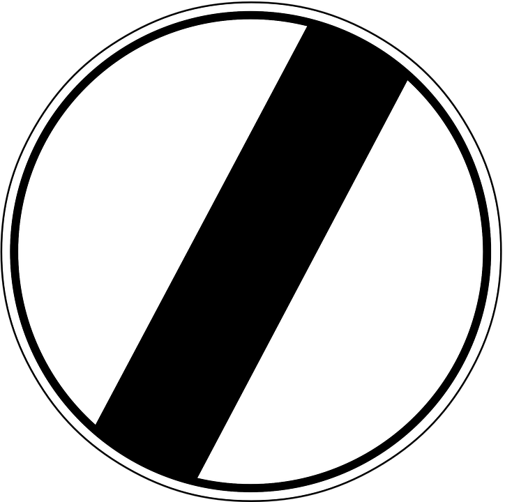 Emotions Clipart Limitation - End Of Speed Limit Sign (724x720)