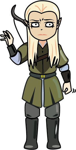 Lord Of The Rings Illustrations - Cartoon (264x520)
