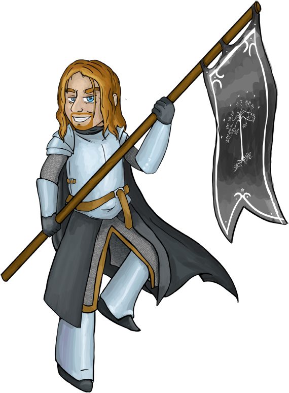 Lord Of The Rings Boromir Fan Art - Cartoon (631x800)