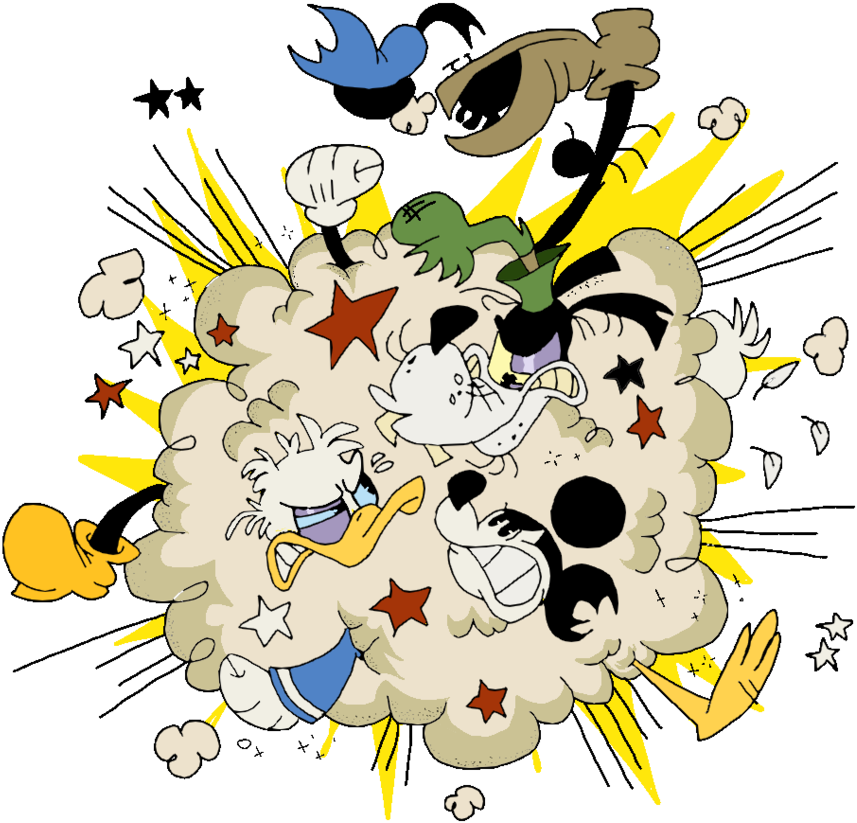 Buddy Brawl By Eeyorbstudios - Drawing (916x871)