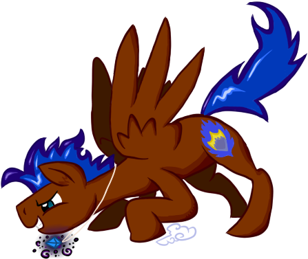 Cornbread, Dust Cloud, Glowing Necklace, Jewelry, Male, - Cartoon (512x512)