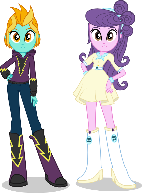 Lightning Dust And Suri By Punzil504 - My Little Pony Equestria Girl Shadowbolts (598x812)