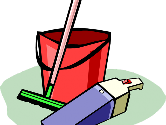 Dust Clipart House Cleaner - Cleaning Tools Clipart (640x480)
