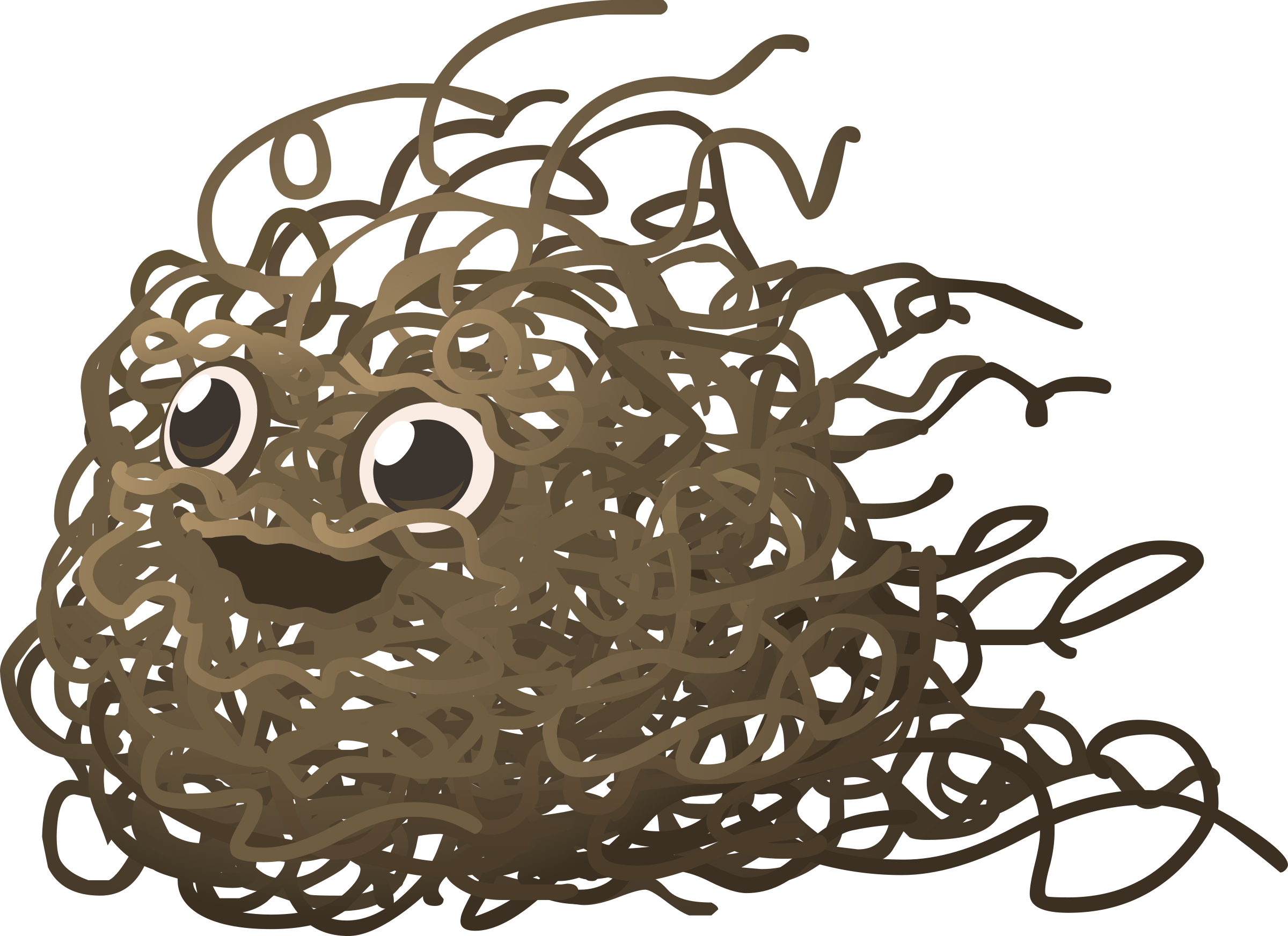Inhabitants Npc Dustbunny Clipart - Dust Bunny Clip Art (2400x1744)