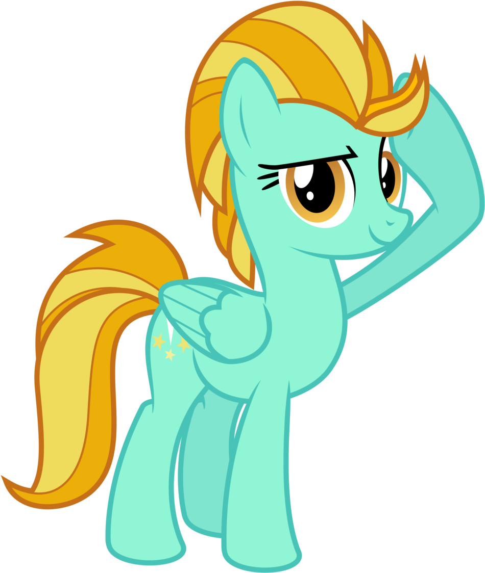 Lightning Dust Salute By Hankofficer - My Little Pony Lightning Dust (1024x1203)