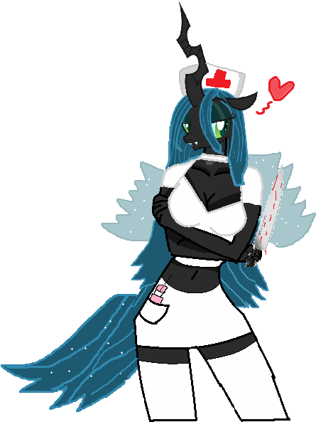 Creepypasta Oc Nurse Chrysalis By Missethesummerneko12 - Cartoon (504x622)