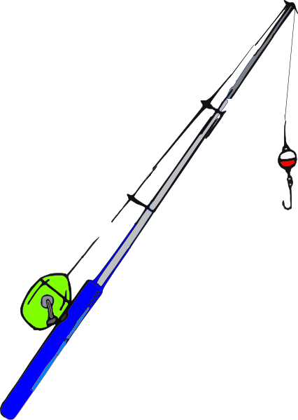 Fishing Pole Clipart (426x599)