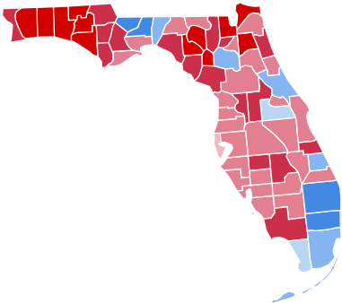 - Svg - Florida Gubernatorial Election 2018 (400x354)