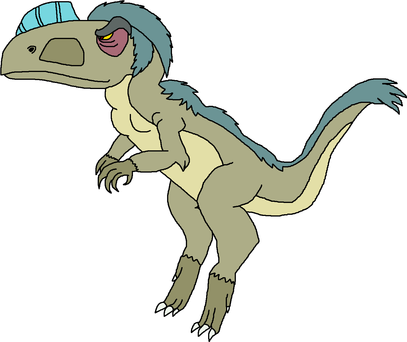 Yutyrannus Size - Jurassic World Yutyrannus (1423x1217)