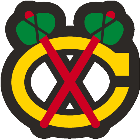 Nhl Clipart Blackhawks - Chicago Blackhawks Secondary Logo (482x480)