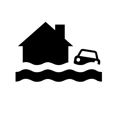 Flood Clipart Black And White (410x410)